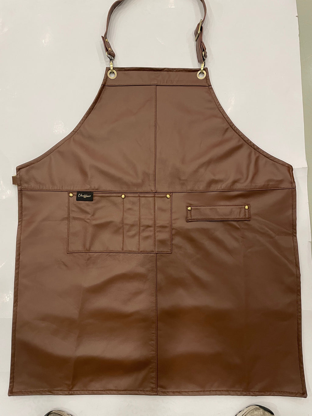 Chefflair Full Leather Apron - Sophisticated Kitchen Style