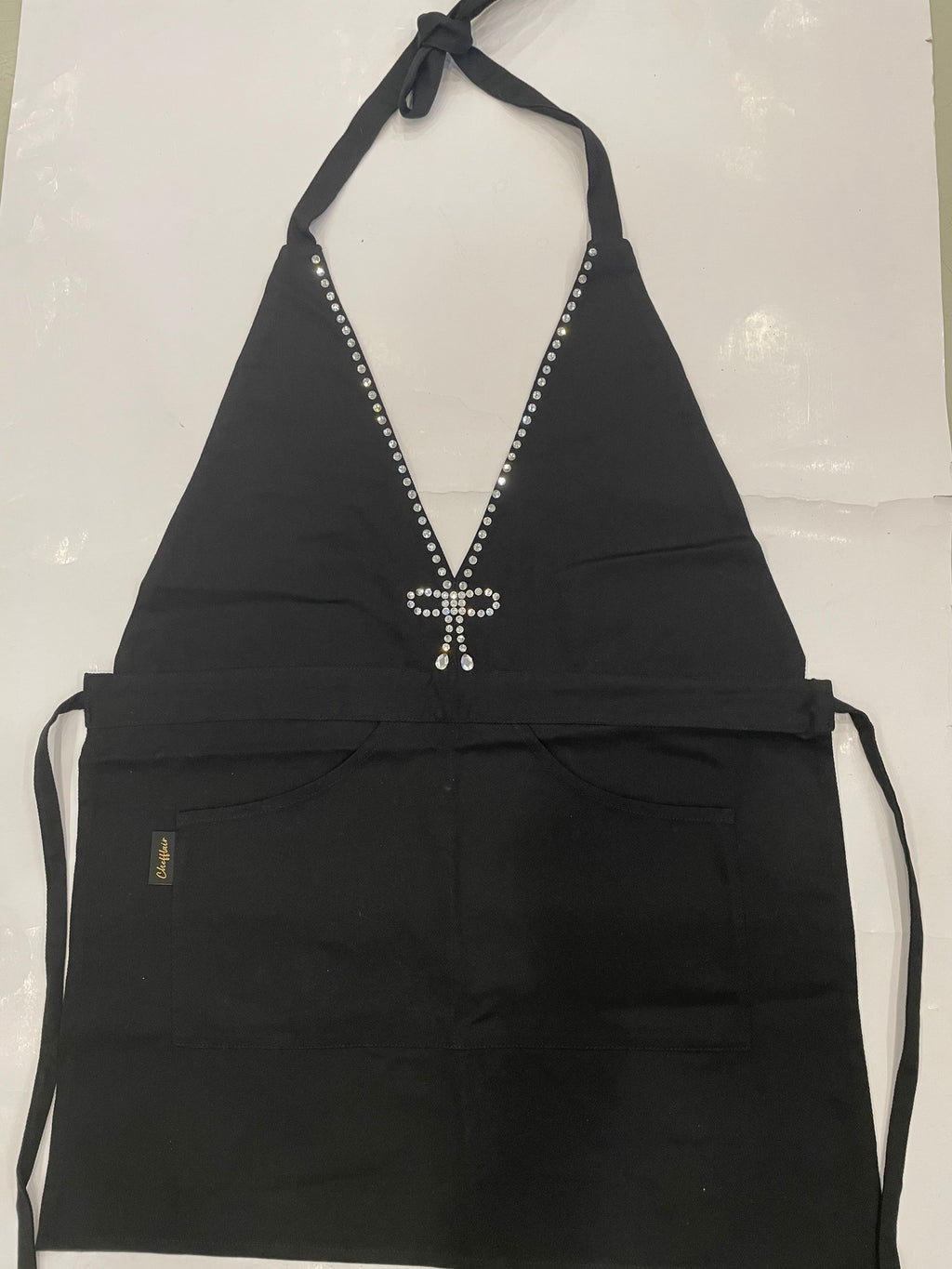 Chefflair Sparkle V-Neck Apron